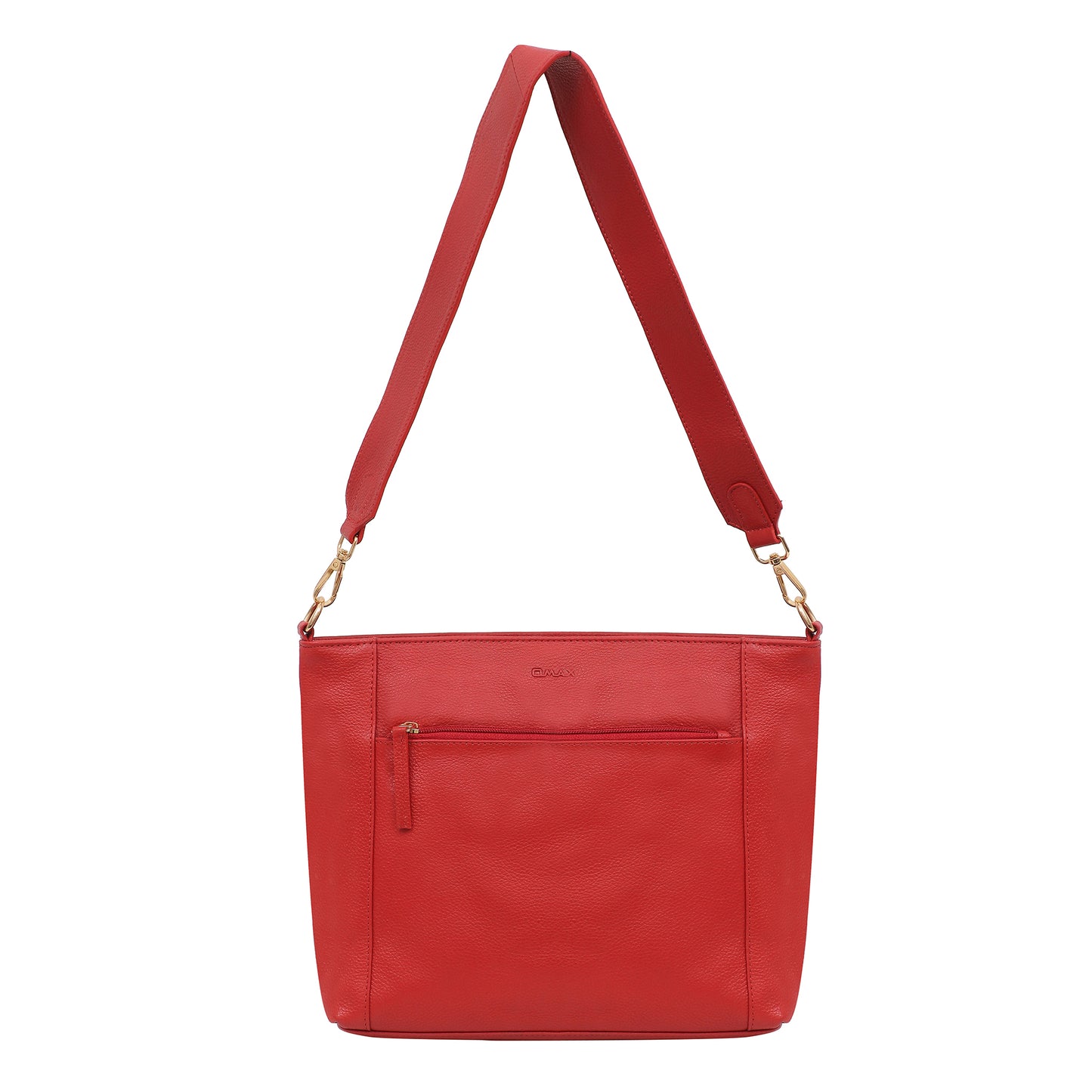 Omax Red Soft Genuine Leather with Premium Accessories Handbags & Shoulder Bags for Women LTHRL2