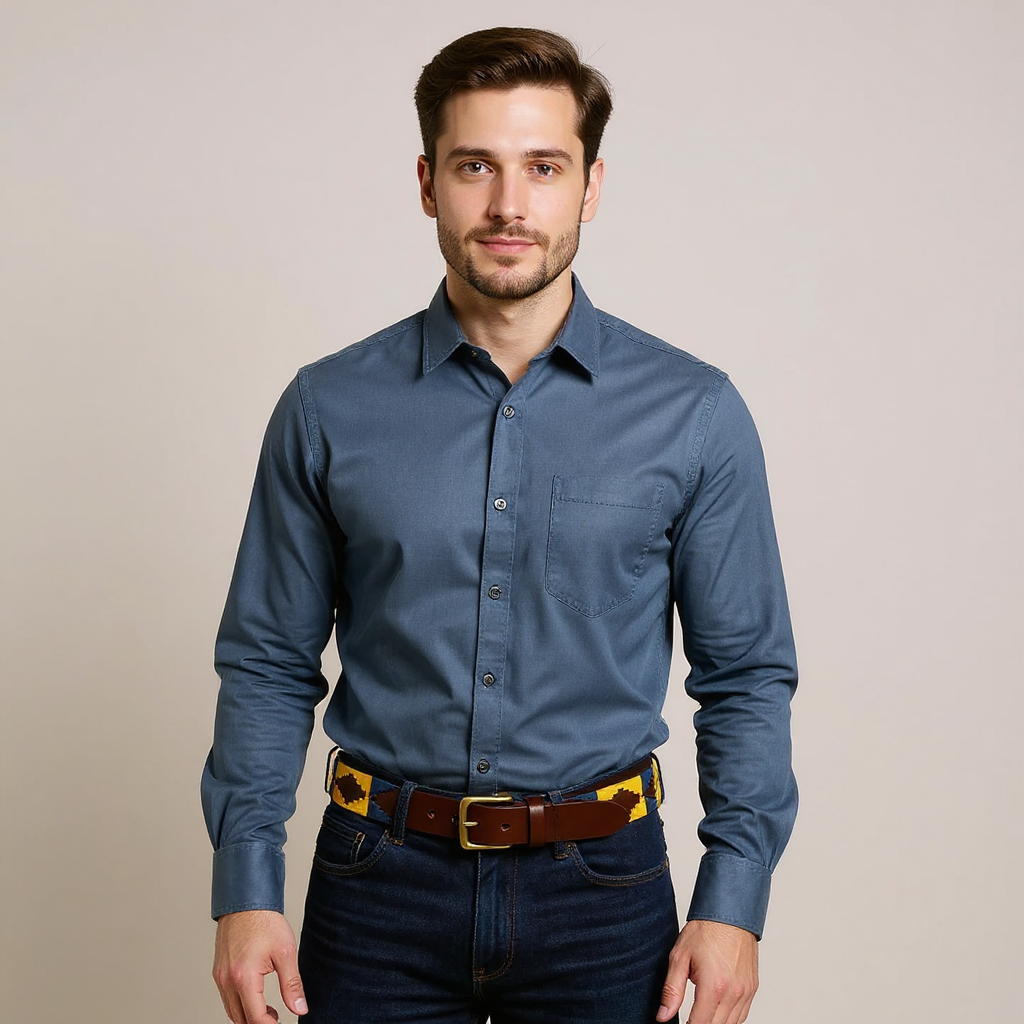 OMAX Genuine Leather Belt for Men