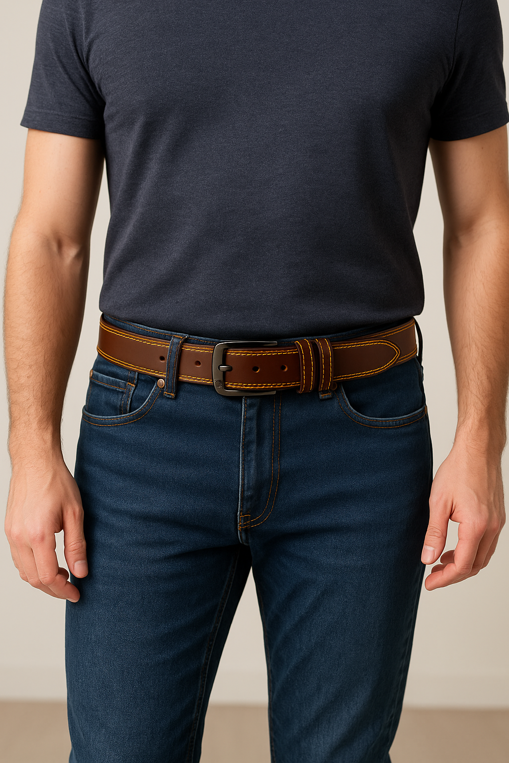 Omax Genuine Leather Premium Belts for men BLTBTL008