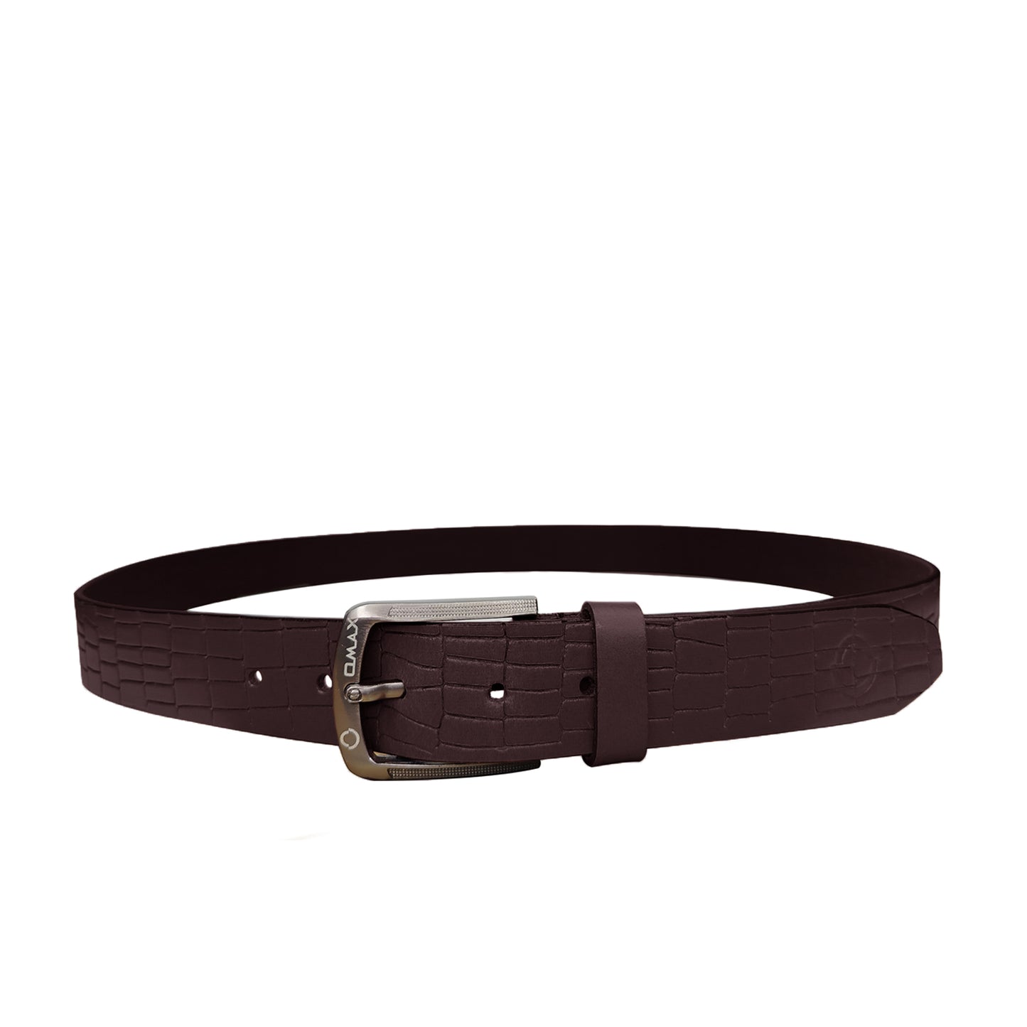 Omax Brown Genuine Leather Premium Braided Belts for men BLTBTL026