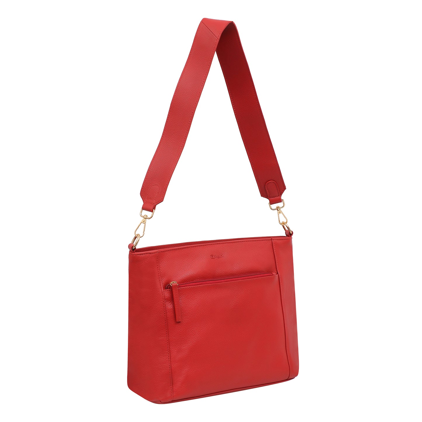 Omax Red Soft Genuine Leather with Premium Accessories Handbags & Shoulder Bags for Women LTHRL2