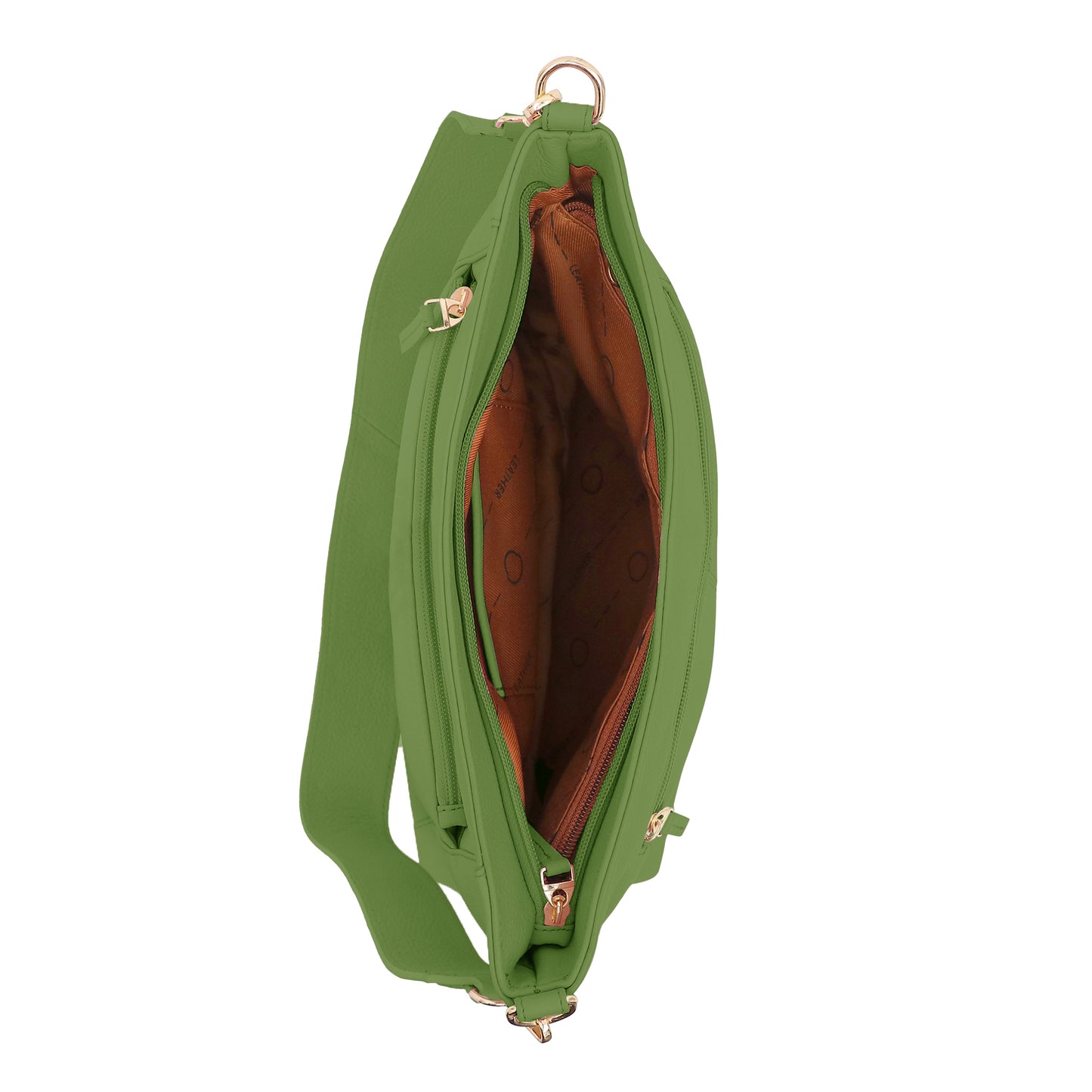 Omax Olive Soft Genuine Leather with Premium Accessories Handbags & Shoulder Bags for Women LTHRL2