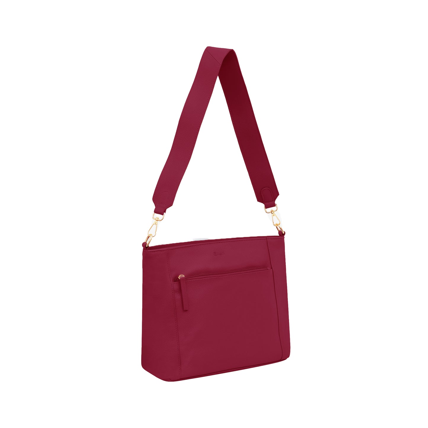 Omax Maroon Soft Genuine Leather Top Handle Satchel Handbags & Shoulder Bags for Women LTHRL2