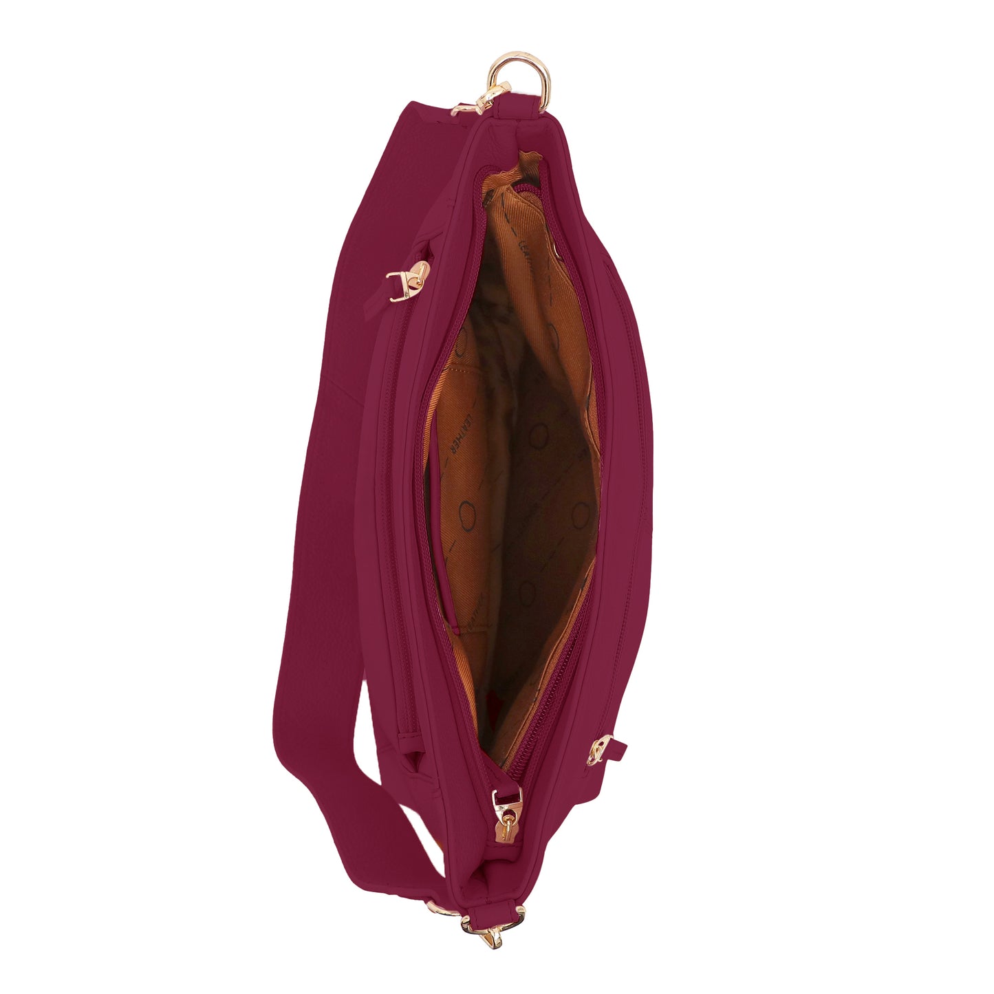 Omax Maroon Soft Genuine Leather Top Handle Satchel Handbags & Shoulder Bags for Women LTHRL2