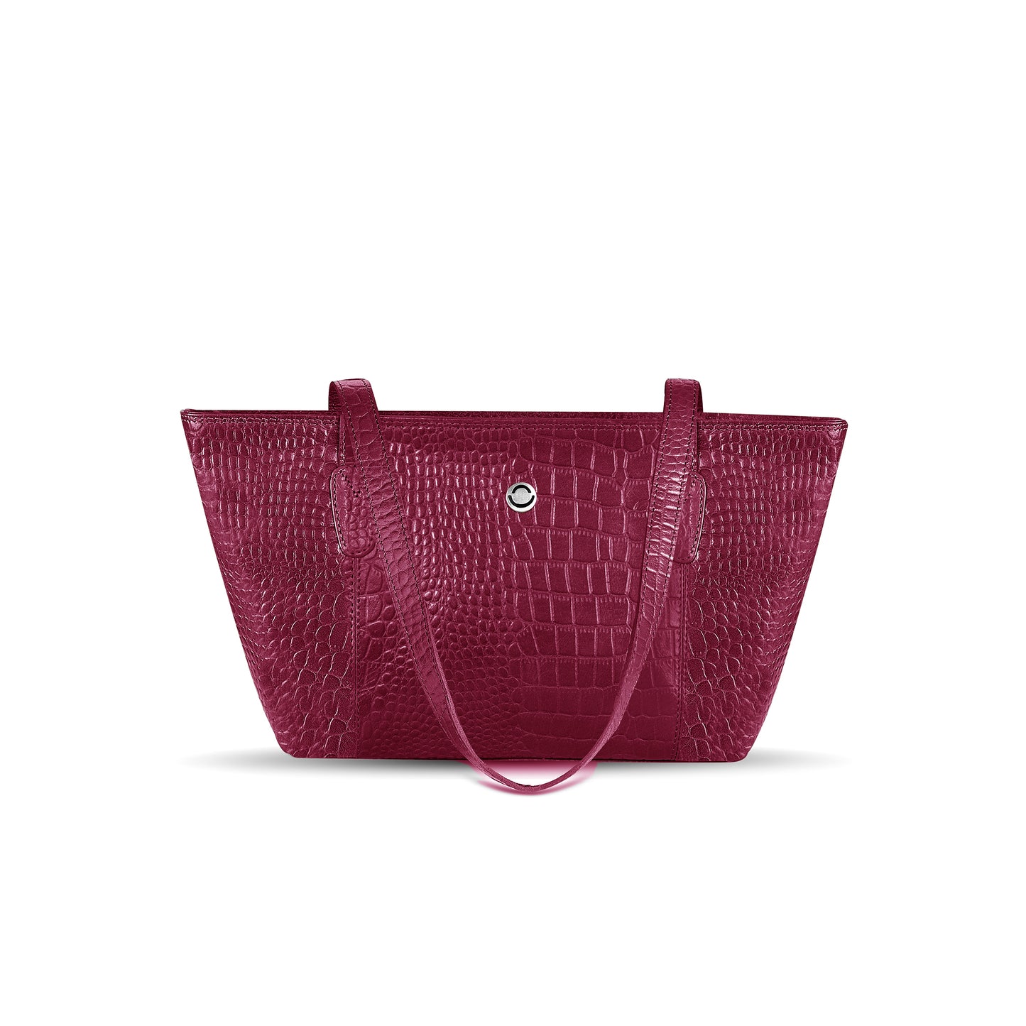 Omax Olive Croco Genuine Leather Meduim Tote Handbag for Women LTHRL7