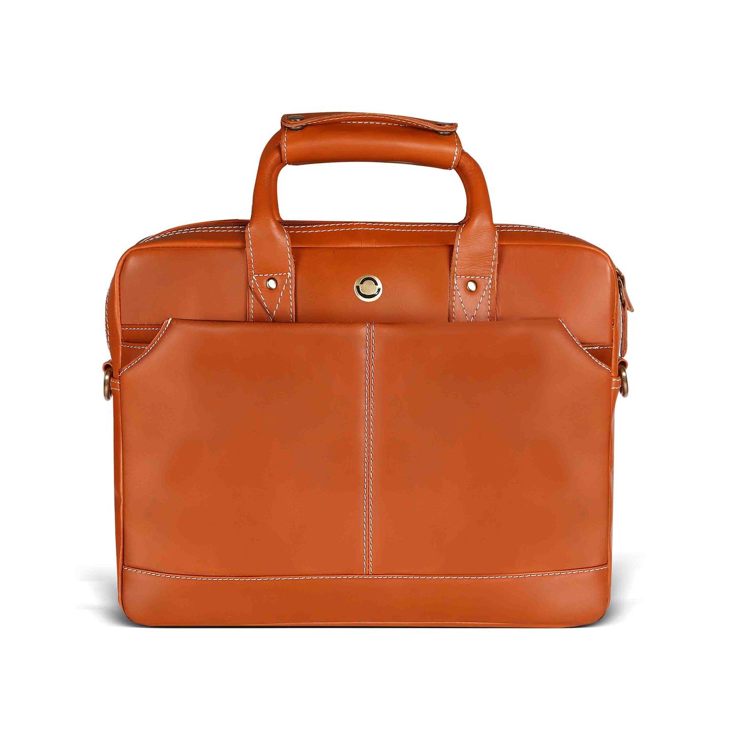 OMAX Genuine Leather Laptop Bag for Men LTHRMSN58