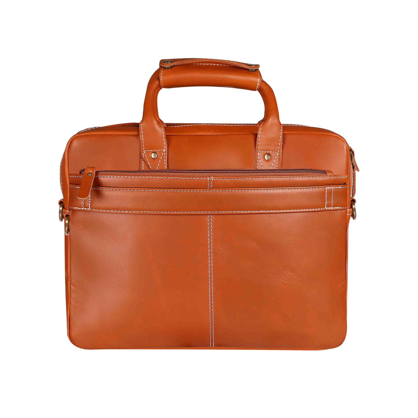 OMAX Genuine Leather Laptop Bag for Men LTHRMSN58