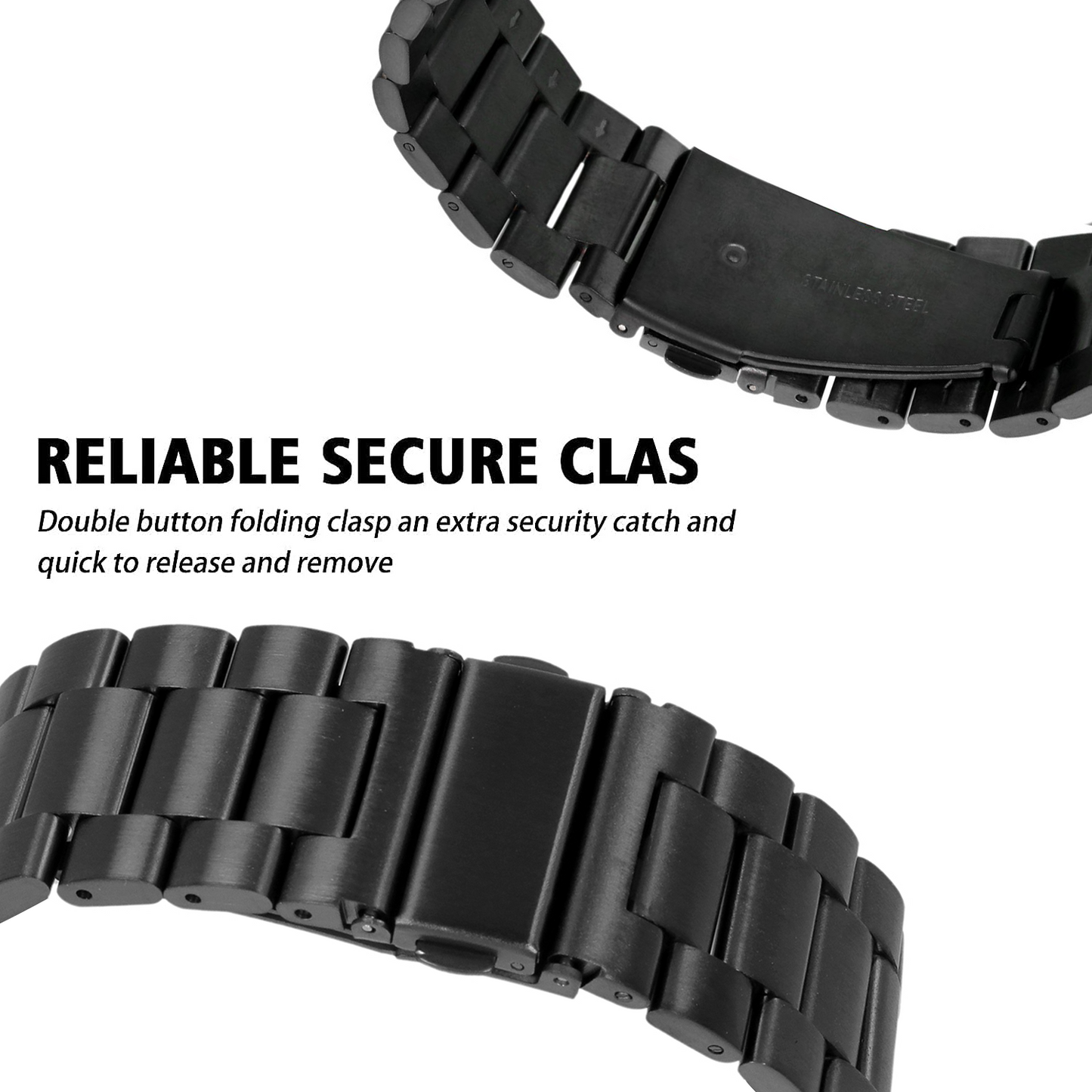Omax Stainless Steel Metal Chain Bands Compatible with Apple Watch Band Ultra 2 49mm 45mm 44mm 42mm for iWatch Bands Ultra Series 9 8 7 6 5 4 3 2 1 SE SE2 FMS113