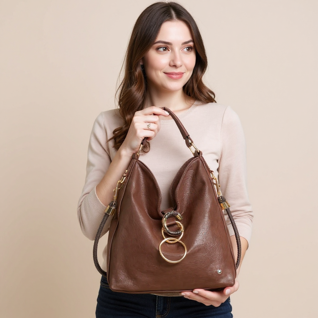 Omax Leather Handbag for women FL2002