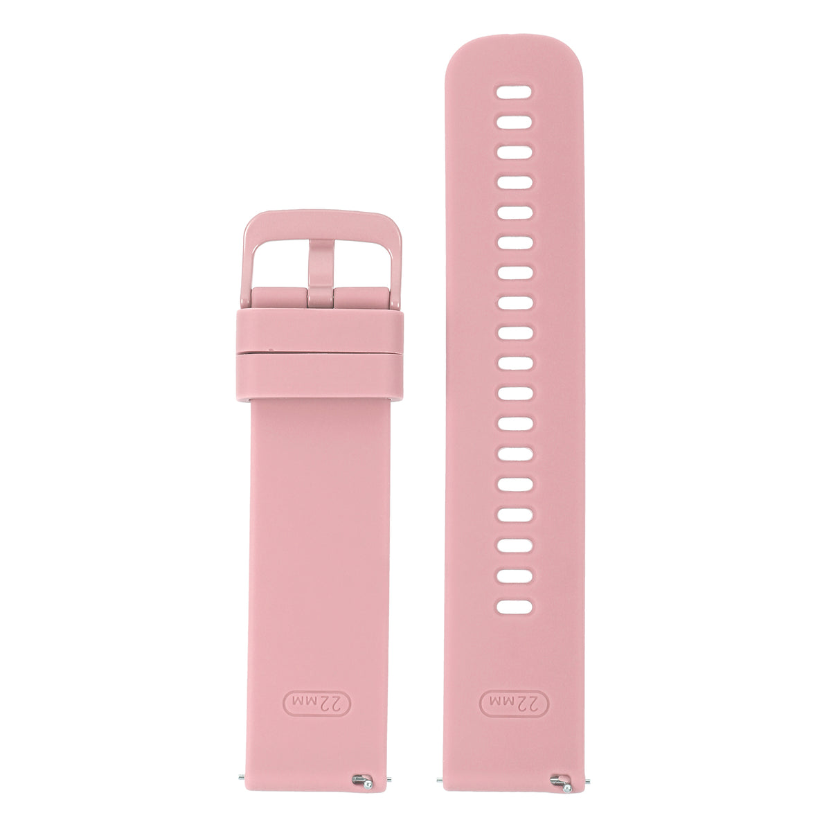 Omax Color Omax Pink Silicone Smart Watch Strap Compatible with All Brands Watch