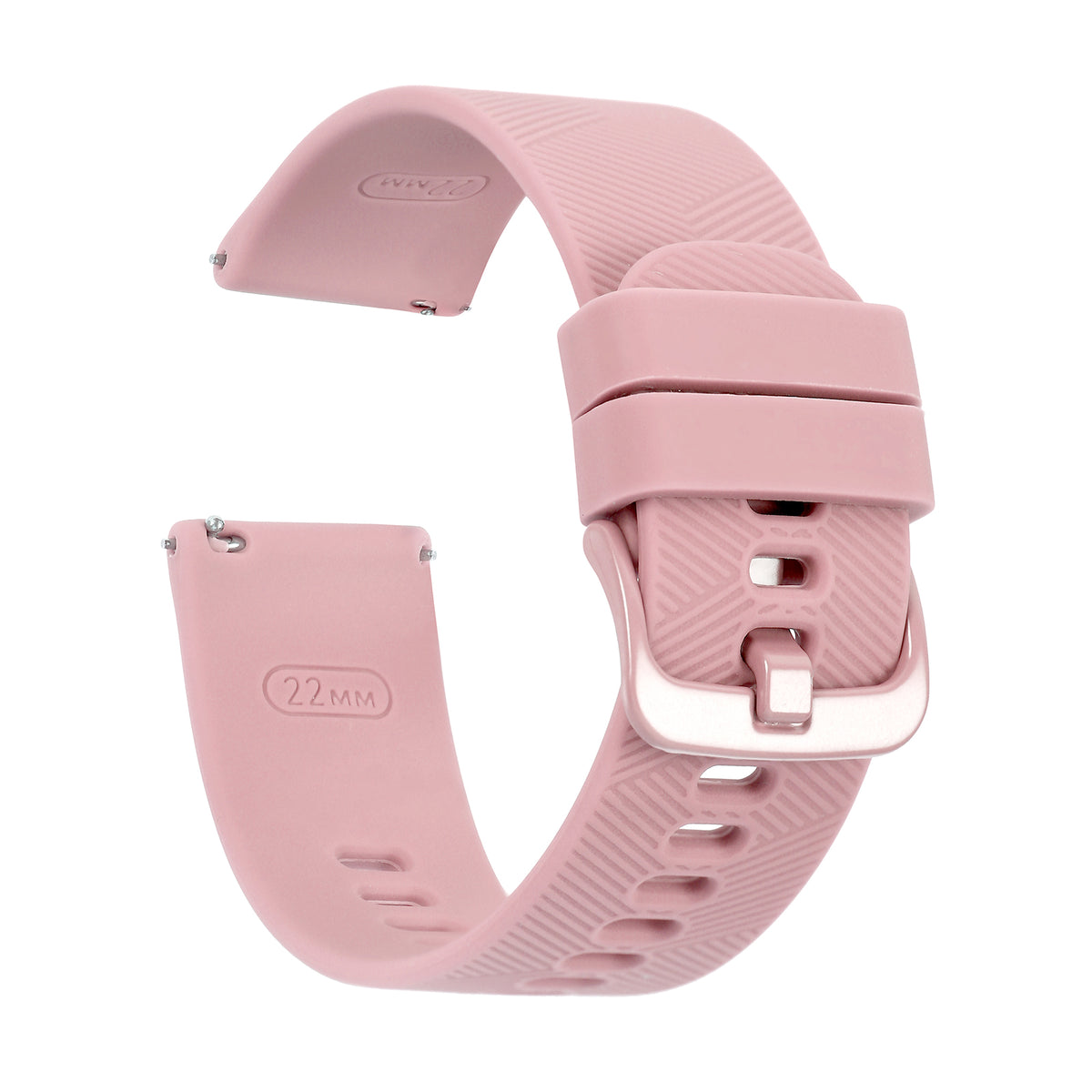 Omax Color Omax Pink Silicone Smart Watch Strap Compatible with All Brands Watch