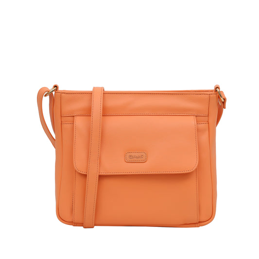Omax Genuine Leather Sling Bag for Women