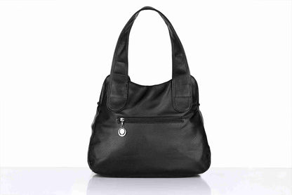 Black PU Leather Handbag for Women – OMAX OMB-401 Shoulder & Crossbody Bag - detail view 6