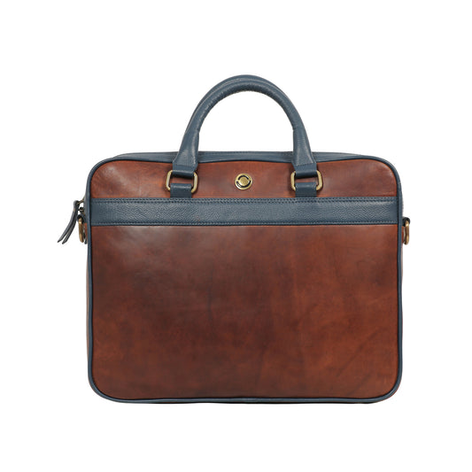 Omax Genuine Leather Laptop Bag