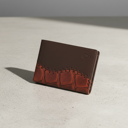 Boshek FW242 Brown Passport Genuine Leather Wallet for Men | ₹799