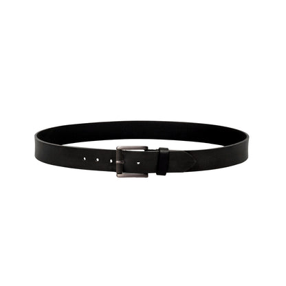 Omax Black Glossy Genuine Leather Premium Belts for men BLTBTL020