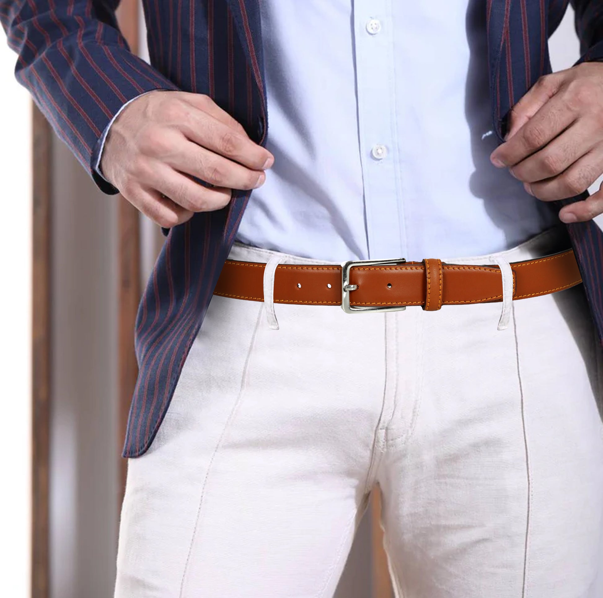 Buy Omax Stylish High Quality Leather Premium Light Brown Belt For Men Buy Omax Stylish High Quality Leather Premium Light Brown Belt For Men