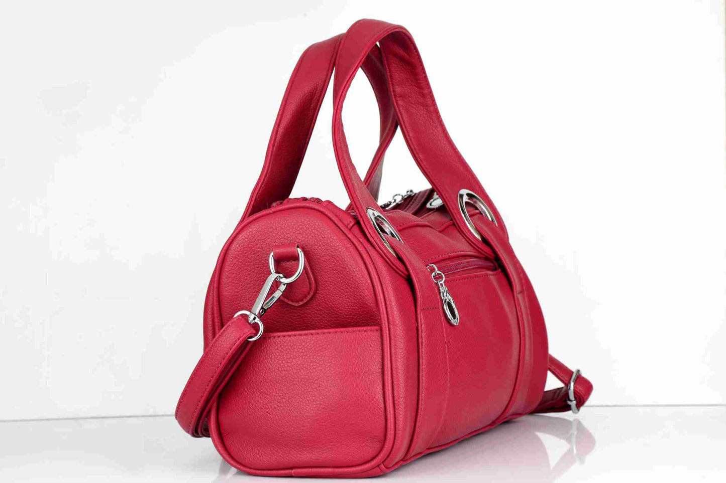 Omax S01 Red Handbag – Front View
