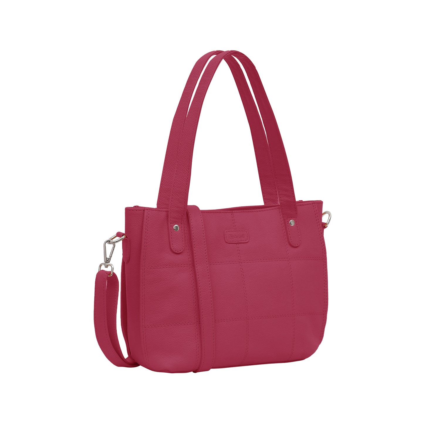 Omax Maroon Genuine Leather Handbag Bag