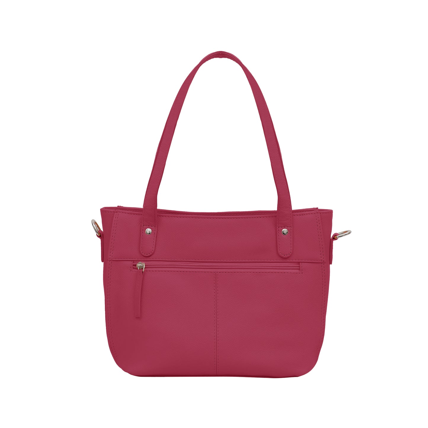 Omax Maroon Genuine Leather Handbag Bag