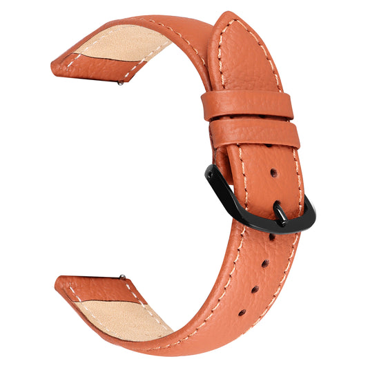 Boshek Tan Genuine Leather Watch Strap for Quick Release and Self Changeable FS315