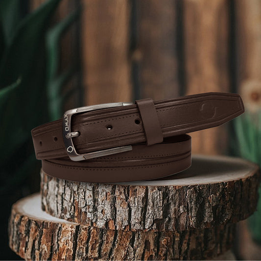 Omax brown Genuine Leather Premium Belts for men BLTBTL031