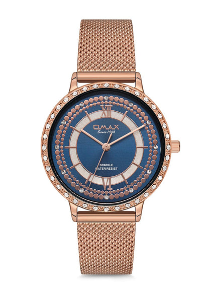 Omax Analog Blue Dial Women Watch - SPM02R48I