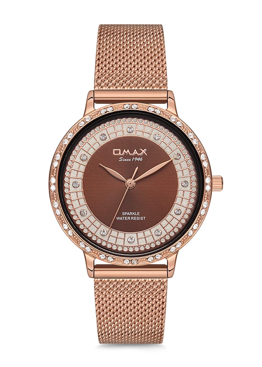 OMAX Analog Brown Dial Women Watch - SPM01R58I
