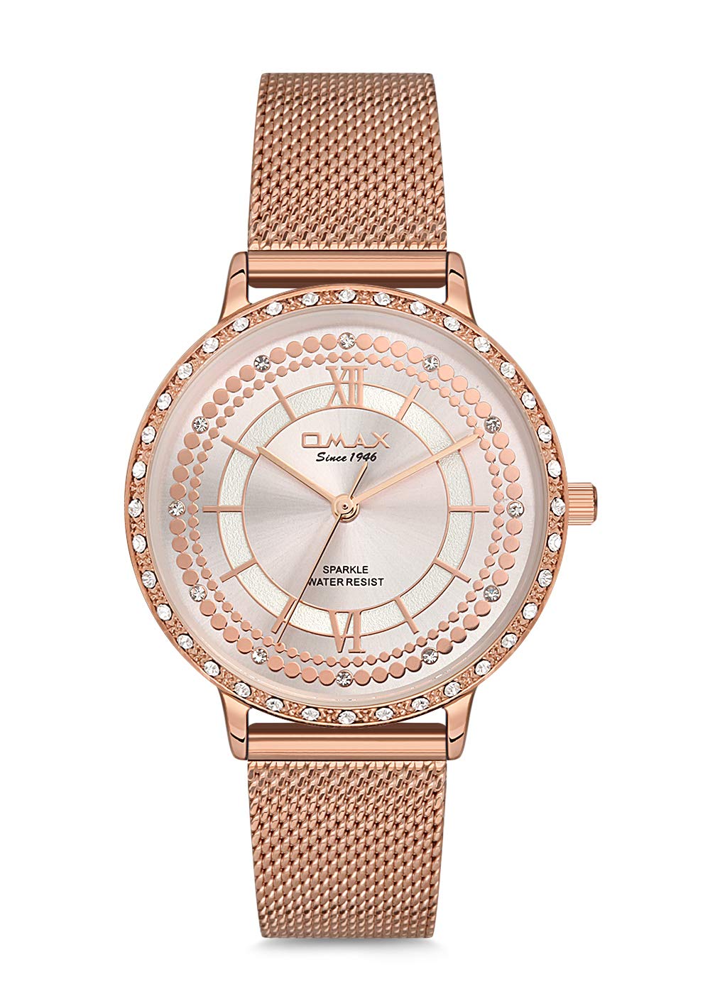 OMAX Analog Brown Dial Watch for Women - SPM02RP8I