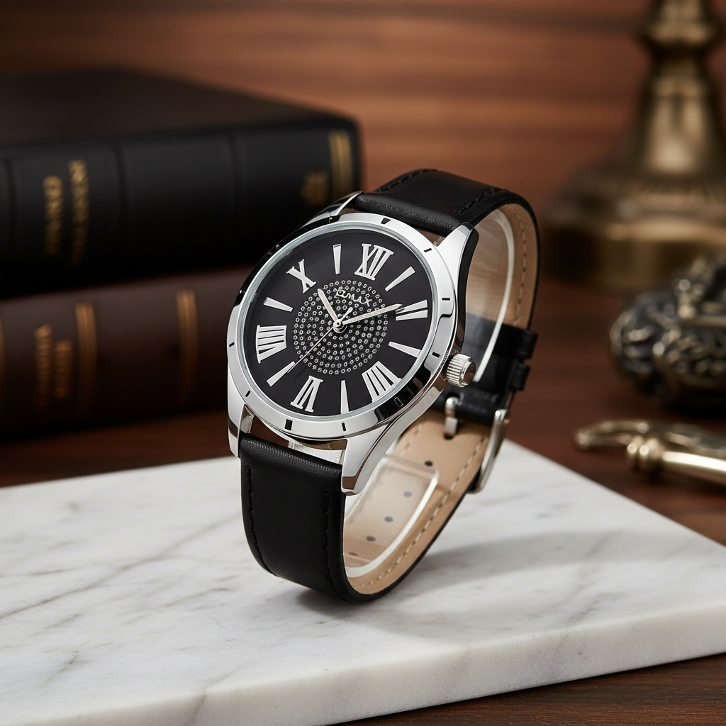 Omax Women's Black Dial Analog Watch – Elegant, Quartz, Daily Wear