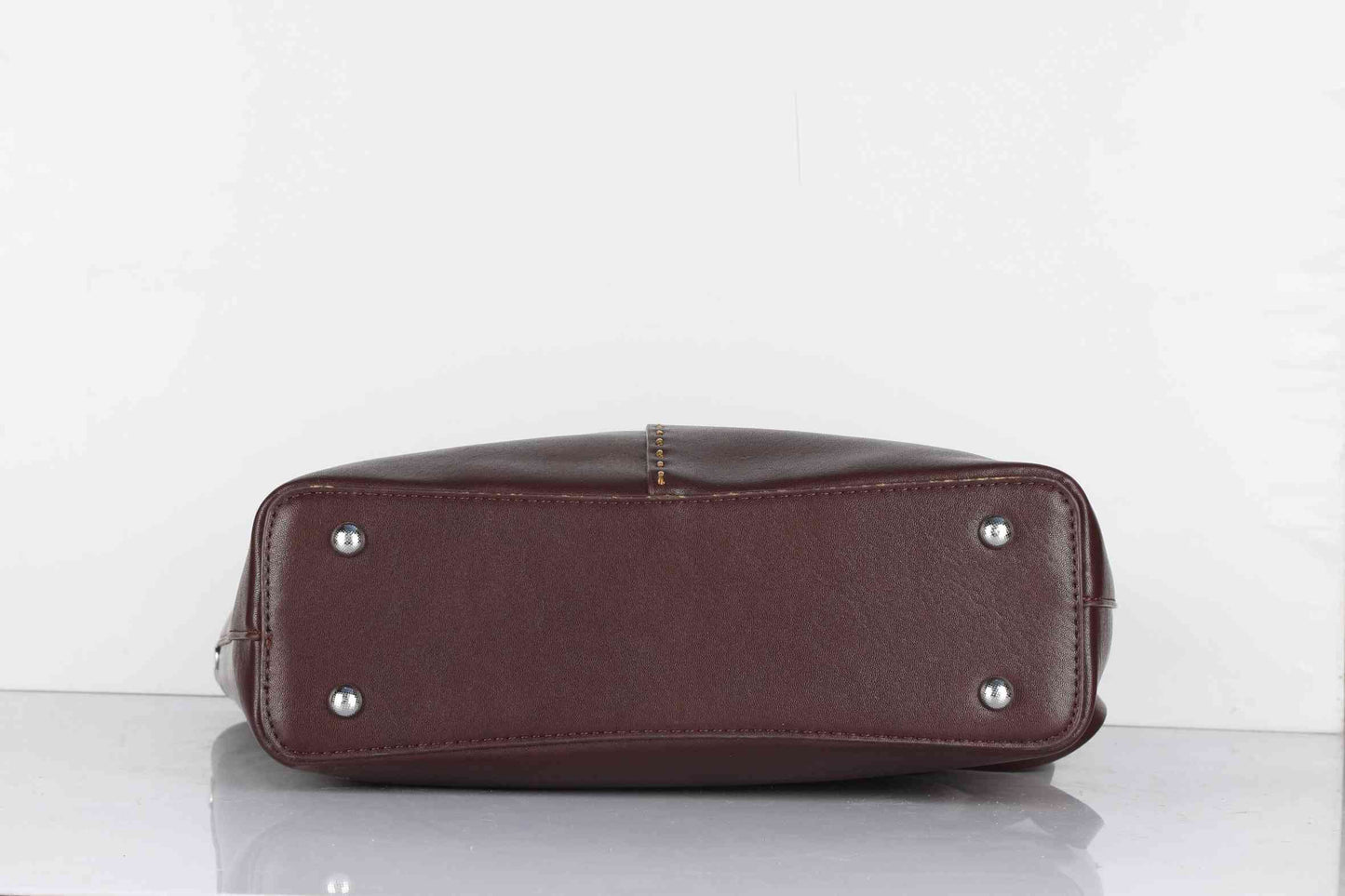 Brown Tote Bag for Women – OMAX OMB-405 Large PU Leather Office Shoulder Handbag