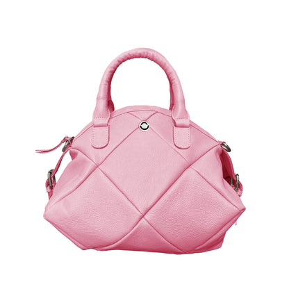 Omax Maroon Full Grain Genuine Leather Unique Football Style Handbag for Women LTHRL1