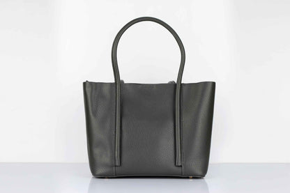 Black Handbag for Women with Matching Pouch – OMAX OMB-403 PU Leather Tote Bag - detail view 2