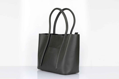 Black Handbag for Women with Matching Pouch – OMAX OMB-403 PU Leather Tote Bag - detail view 6