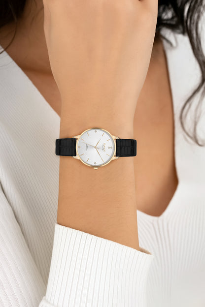 OMAX ANALOG WOMEN'S WATCH PM003 BLACK - Main Image