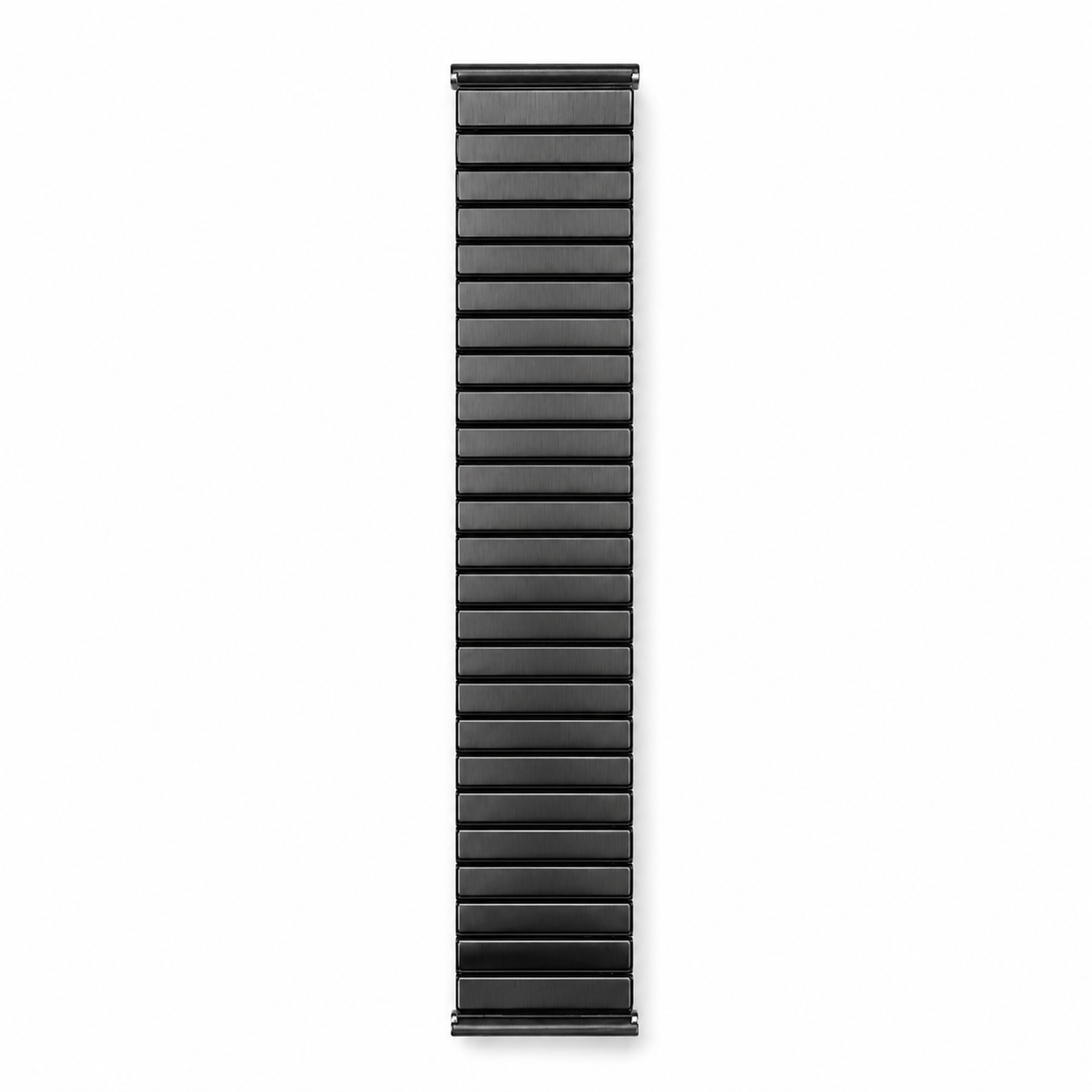 OMAX Stainless Steel Stretchable Elastic Solo Metal Chain Strap Band 49mm / 46mm / 45mm / 44mm Compatible with i Watch Ultra Series 10 9 8 7 6 5 SE 4 Black Strap-FMS120