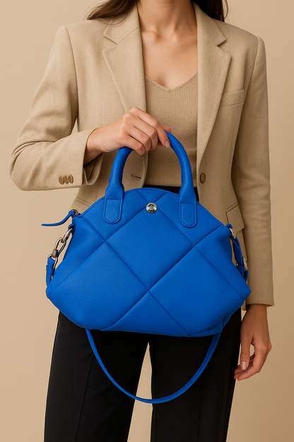 Omax Royal Full Grain Genuine Leather Unique Football Style Handbag for Women LTHRL1