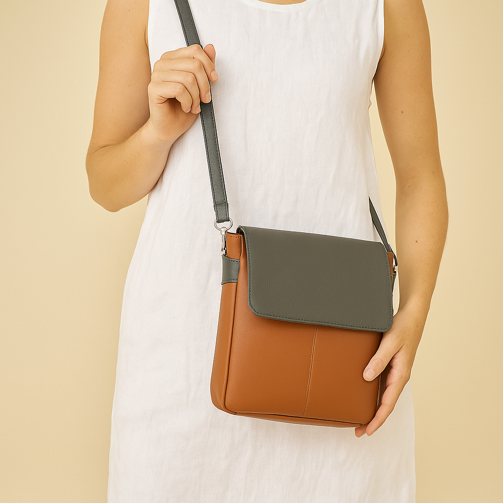 Omax Genuine Leather Sling Bag for Women-FL57
