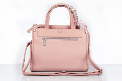 Omax FL536 Blush Pink Handbag – Side Profile View