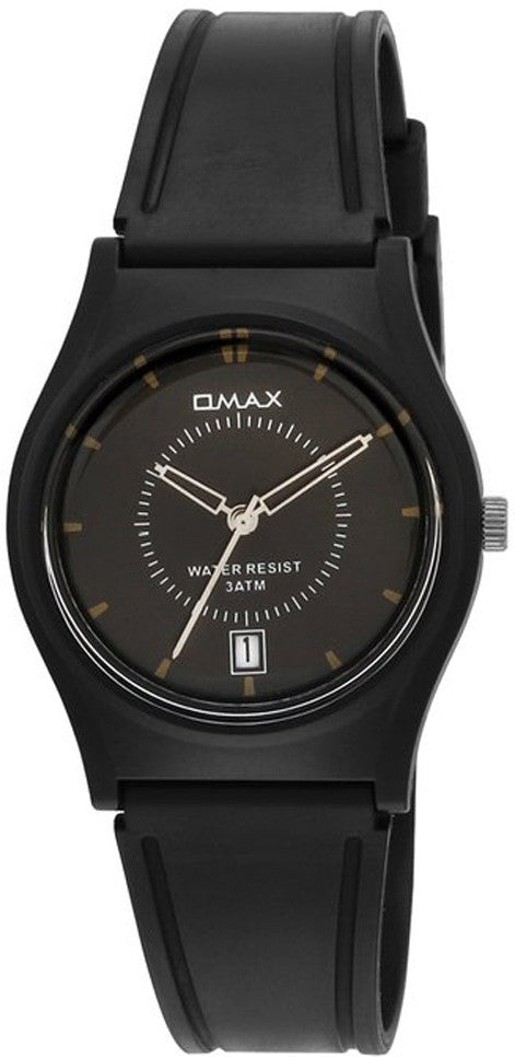 OMAX Analog Black  Dial With Black Strap Children's Watch - FS139