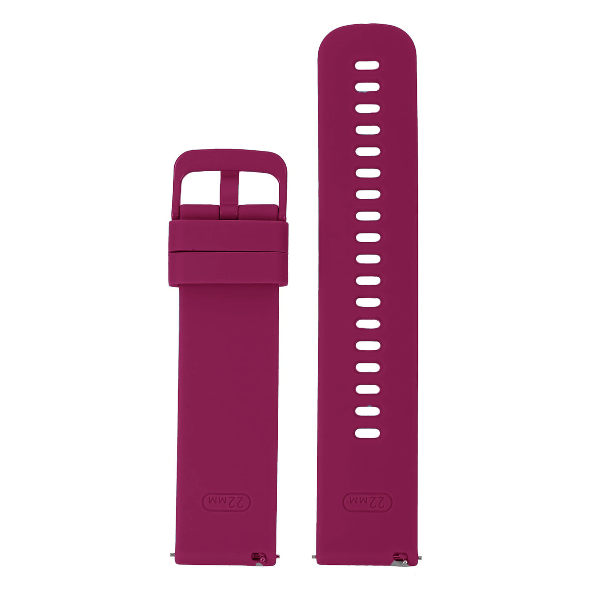 Omax Color Omax Maroon Silicone Smart Watch Replacement Band for All Brands Watch