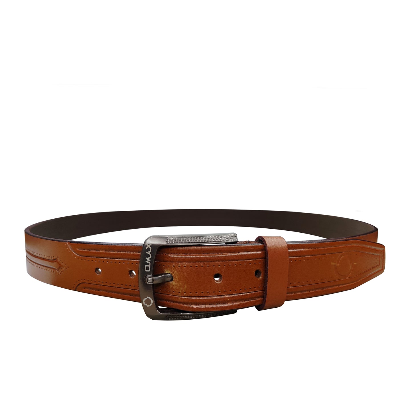 Omax Tan  Genuine Leather Premium Belts for men BLTBTL024