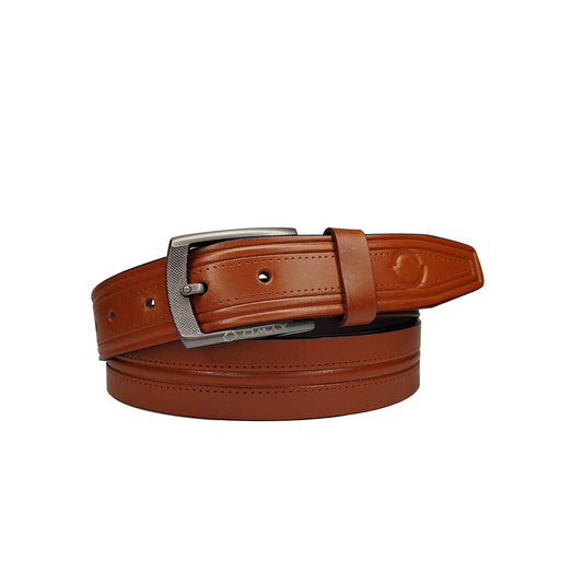 Omax Tan  Genuine Leather Premium Belts for men BLTBTL022