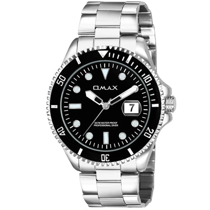 Omax Blu Stainless Steel Watch for Men SS200