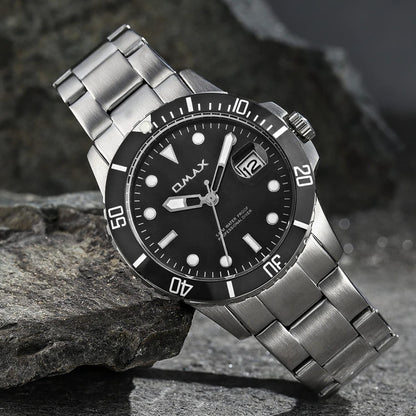 Omax Blu Stainless Steel Watch for Men SS200