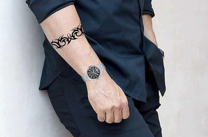 OMAX Analog Multifunction Black Dial Silver Stainless Steel bracelet Men’s Watch -GX16P26I