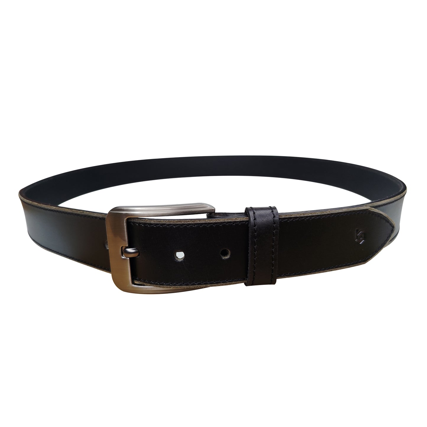 Omax Premium Combo: Genuine Leather Dog Collar & Men’s Leather Belt BCCOM04