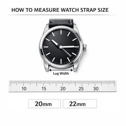 Omax Blue Solid Genuine Leather Watch Strap Double Stitch for Quick Release and Self Changeable| FS348
