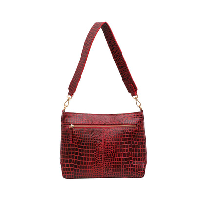 Omax Genuine Leather  Hand Bag for Women