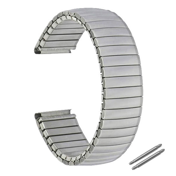 Omax 20mm Stainless Steel Watch Band Elastic Stretch Metal Watchbands,unisex-FMS121